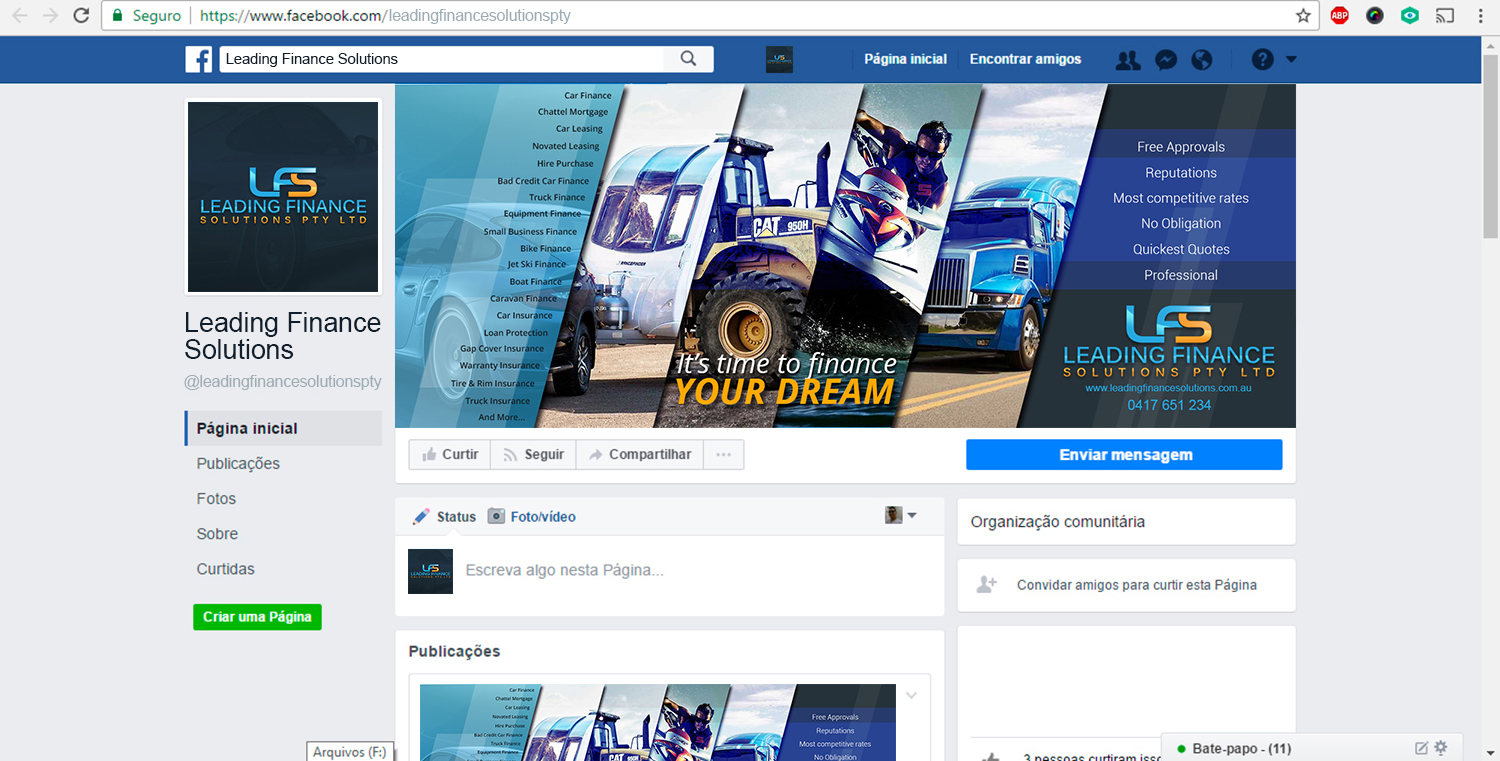 Facebook Design by Nightmist for Leading Finance Solutions Pty Ltd | Design: #14145177