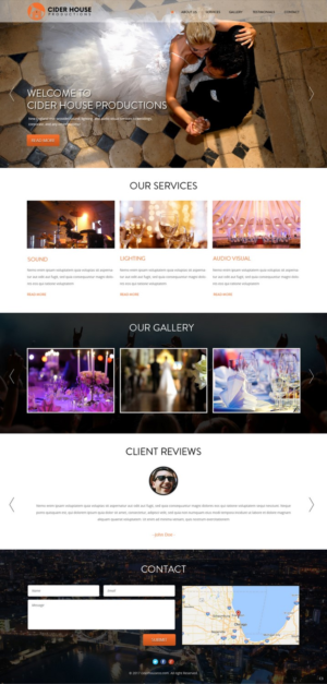 Web-Design von pb für Club T Productions, Inc. | Design: #13858337