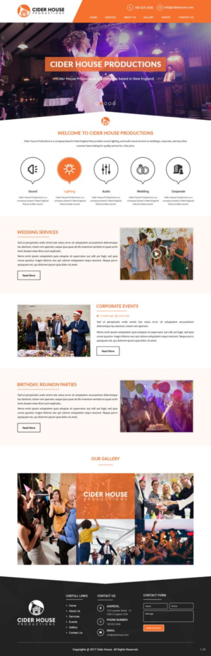 Web-Design von pb für Club T Productions, Inc. | Design: #13858338