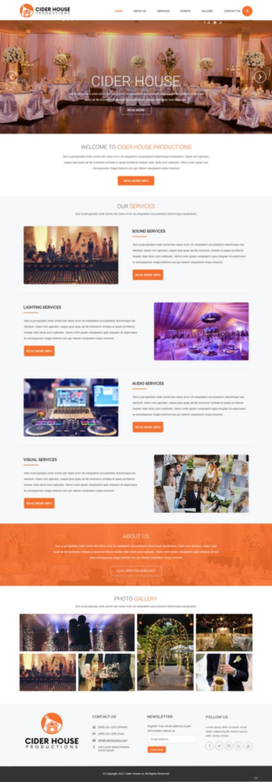 Web-Design von pb für Club T Productions, Inc. | Design: #13858340