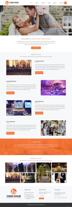 Web-Design von pb für Club T Productions, Inc. | Design: #13907972
