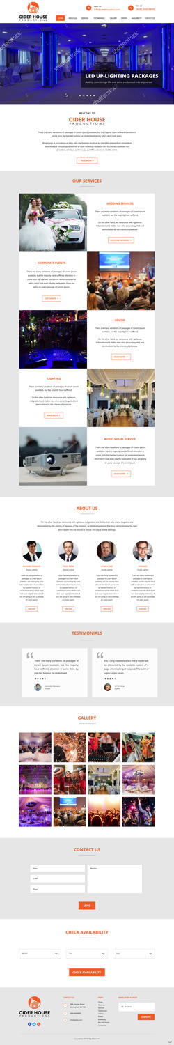 Web-Design von pb für Club T Productions, Inc. | Design: #13978413