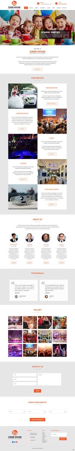 Web-Design von pb für Club T Productions, Inc. | Design: #13978414