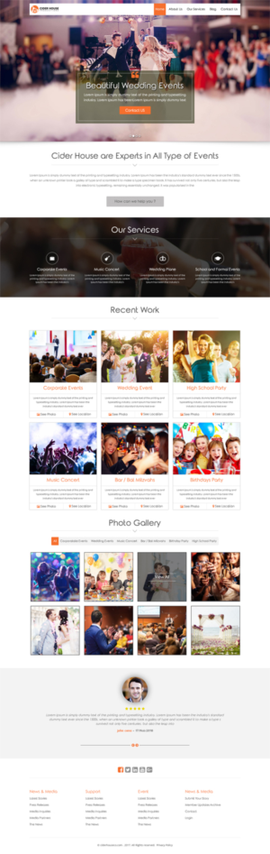 Web-Design von Kingdom Vision für Club T Productions, Inc. | Design: #13857263