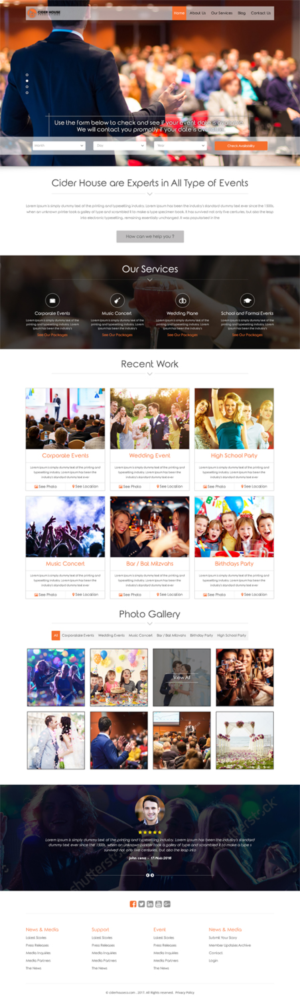 Web-Design von Kingdom Vision für Club T Productions, Inc. | Design: #13903612