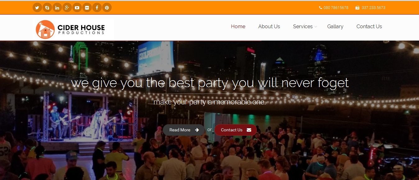 Diseño Web por olanrewaju para Club T Productions, Inc. | Diseño #13860920