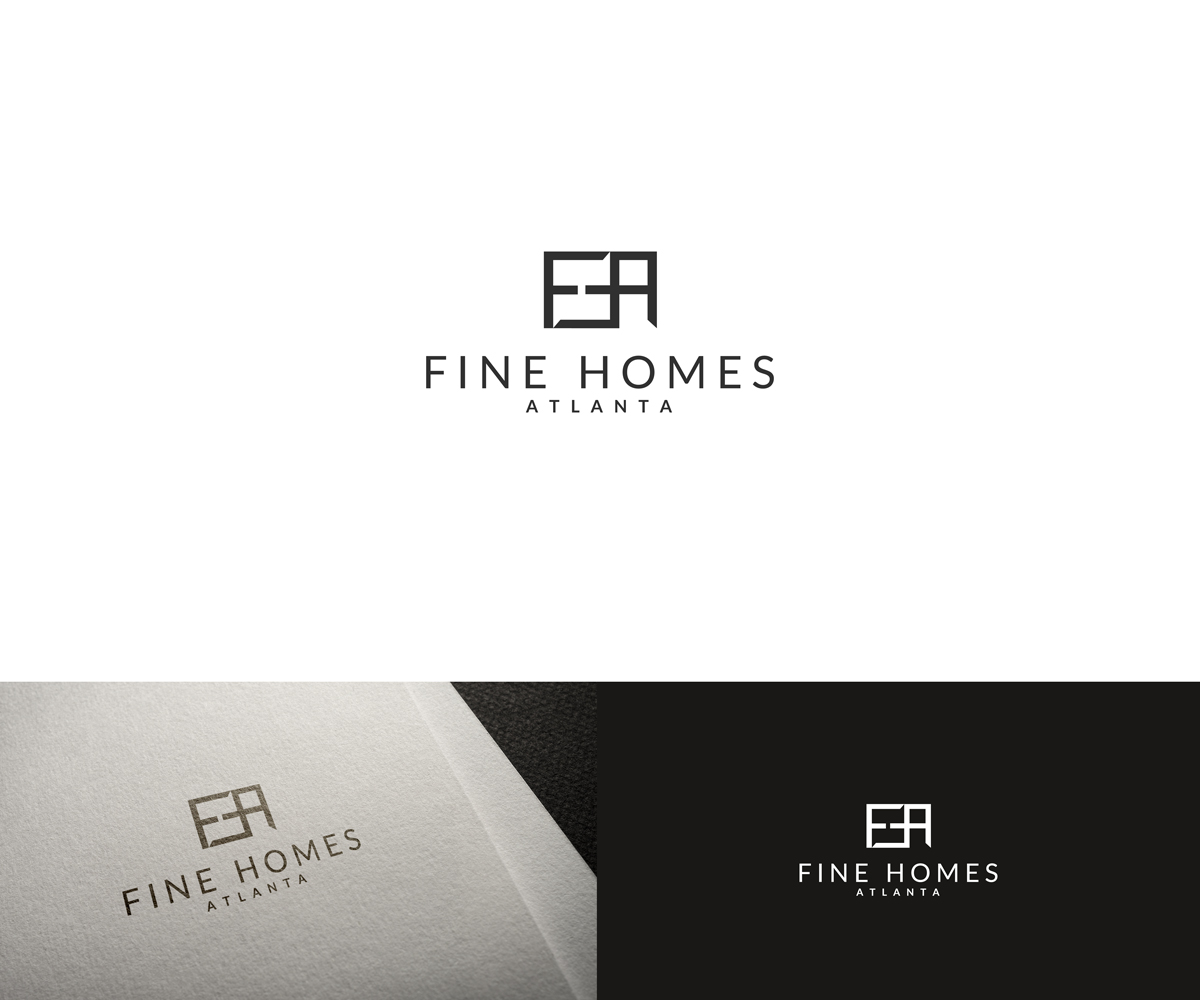 Logo Design by ideaz2050 for Fine Homes Atlanta | Design #14190824