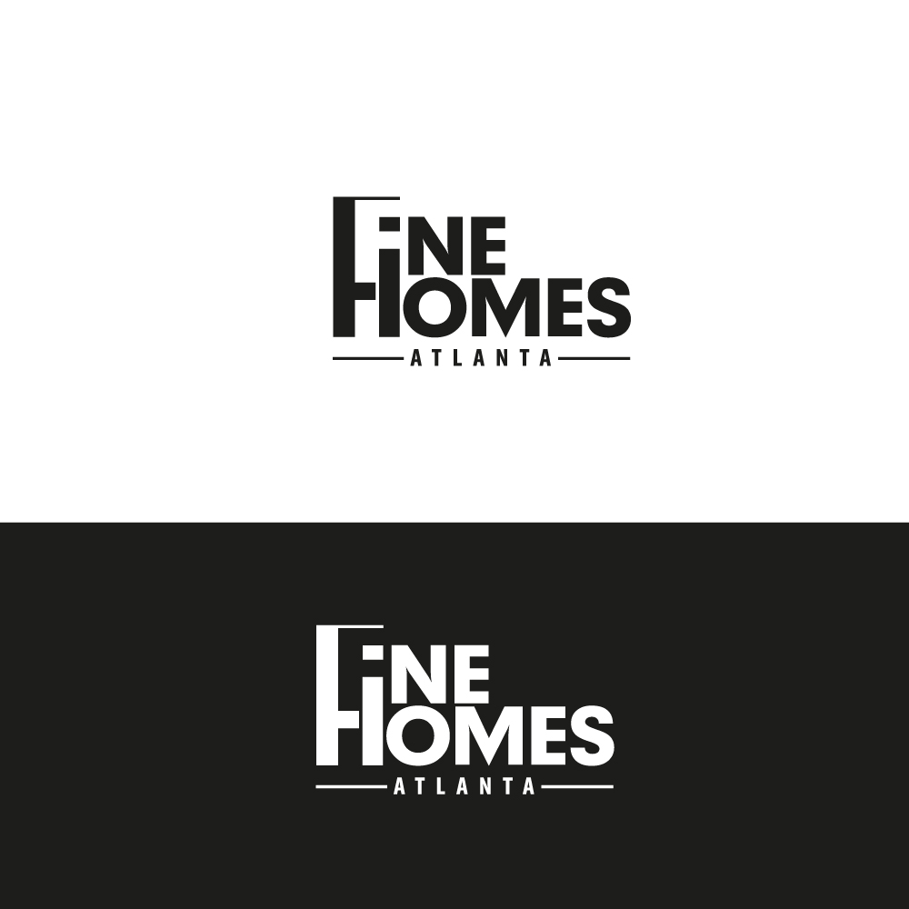 Logo Design by Sujit Banerjee for Fine Homes Atlanta | Design #14184390