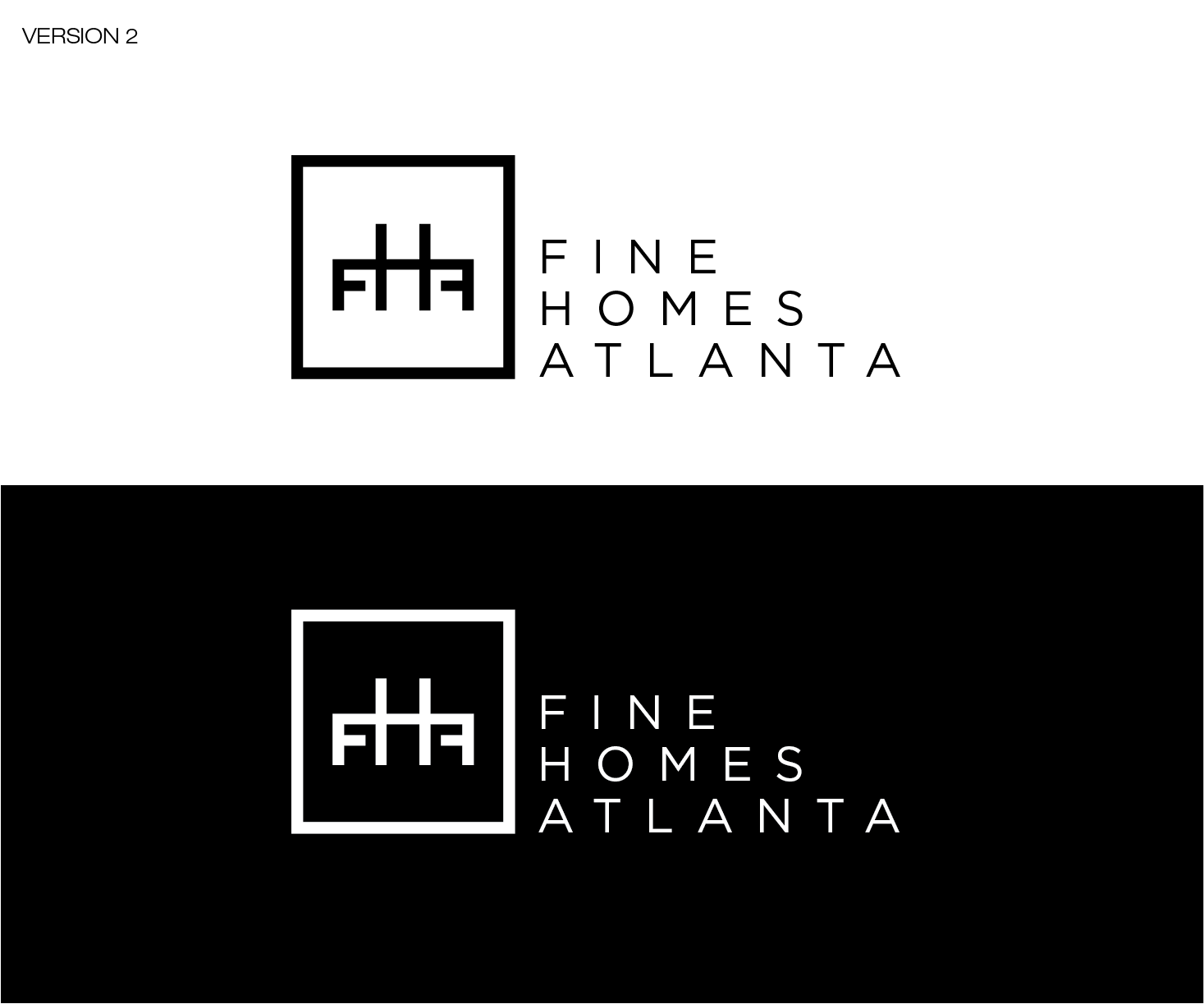Logo Design by mariosigncom for Fine Homes Atlanta | Design: #14186483