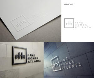 Logo Design by mariosigncom for Fine Homes Atlanta | Design: #14273767