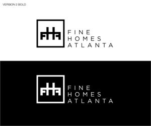 Logo Design by mariosigncom for Fine Homes Atlanta | Design: #14603687