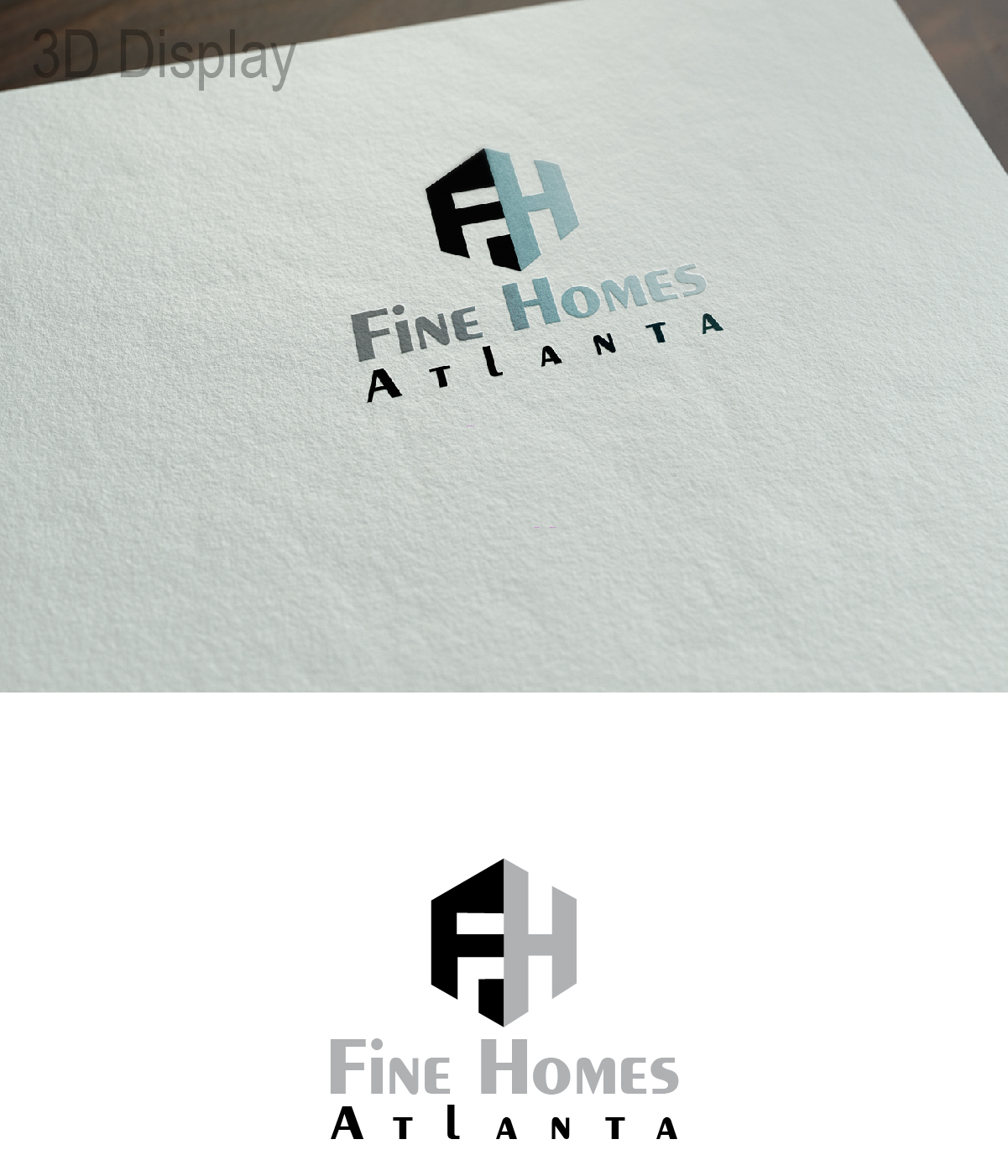 Logo Design by 3Guys for Fine Homes Atlanta | Design #14197148