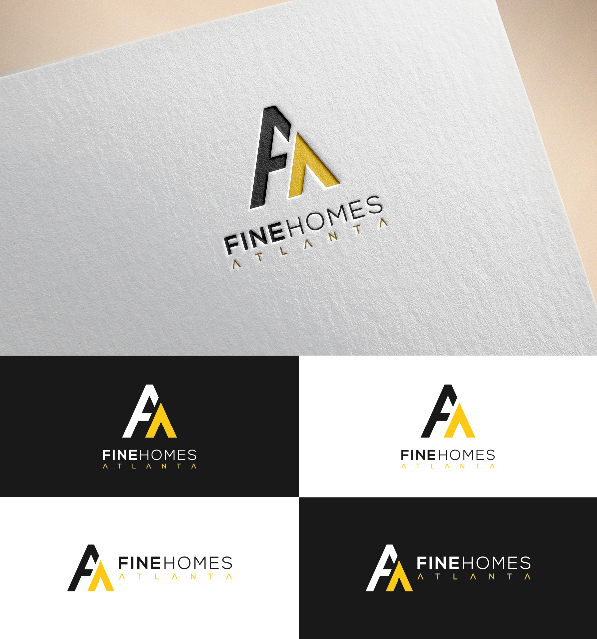 Logo Design by MKR for Fine Homes Atlanta | Design #14182162