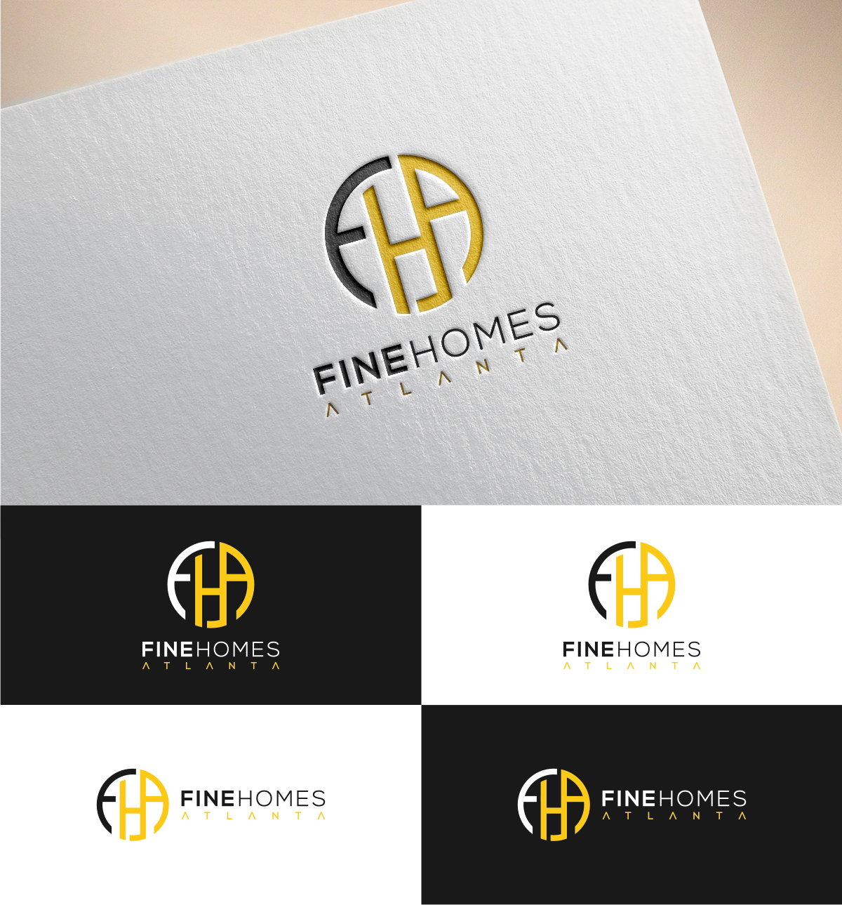 Diseño de Logo por MKR para Fine Homes Atlanta | Diseño #14188408