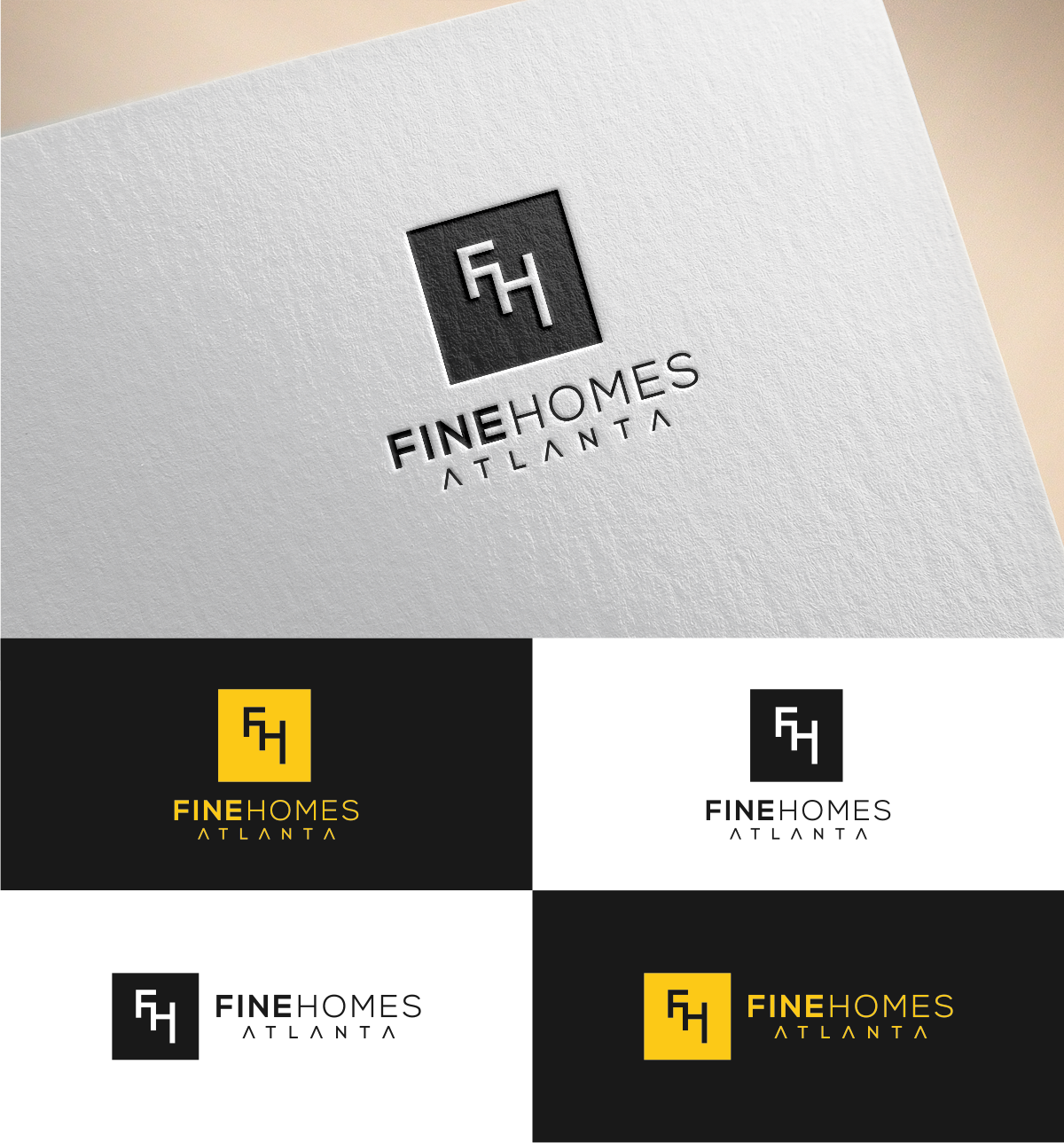 Logo Design by MKR for Fine Homes Atlanta | Design #14188413