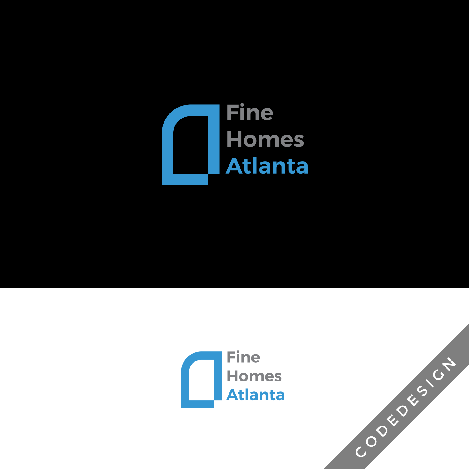 Logo Design by Decos Studio for Fine Homes Atlanta | Design #14186217