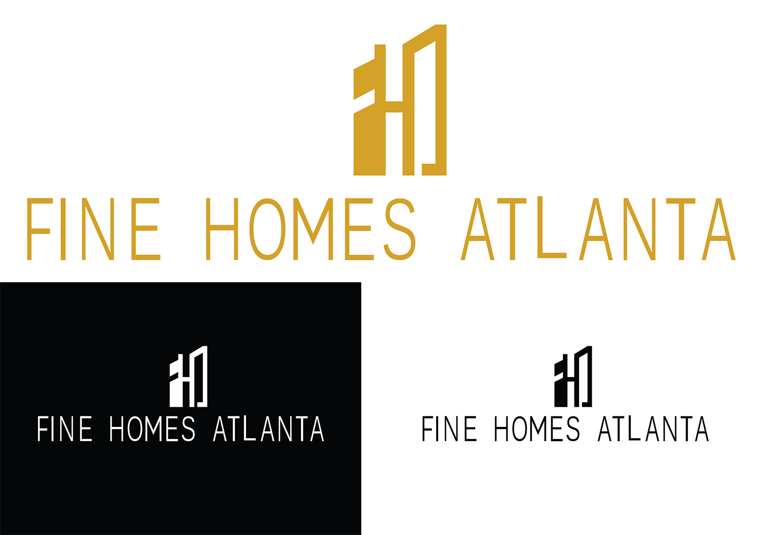 Diseño de Logo por kuya.P para Fine Homes Atlanta | Diseño #14268612
