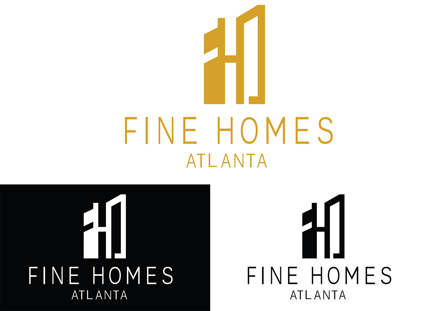 Logo Design by kuya.P for Fine Homes Atlanta | Design #14274794