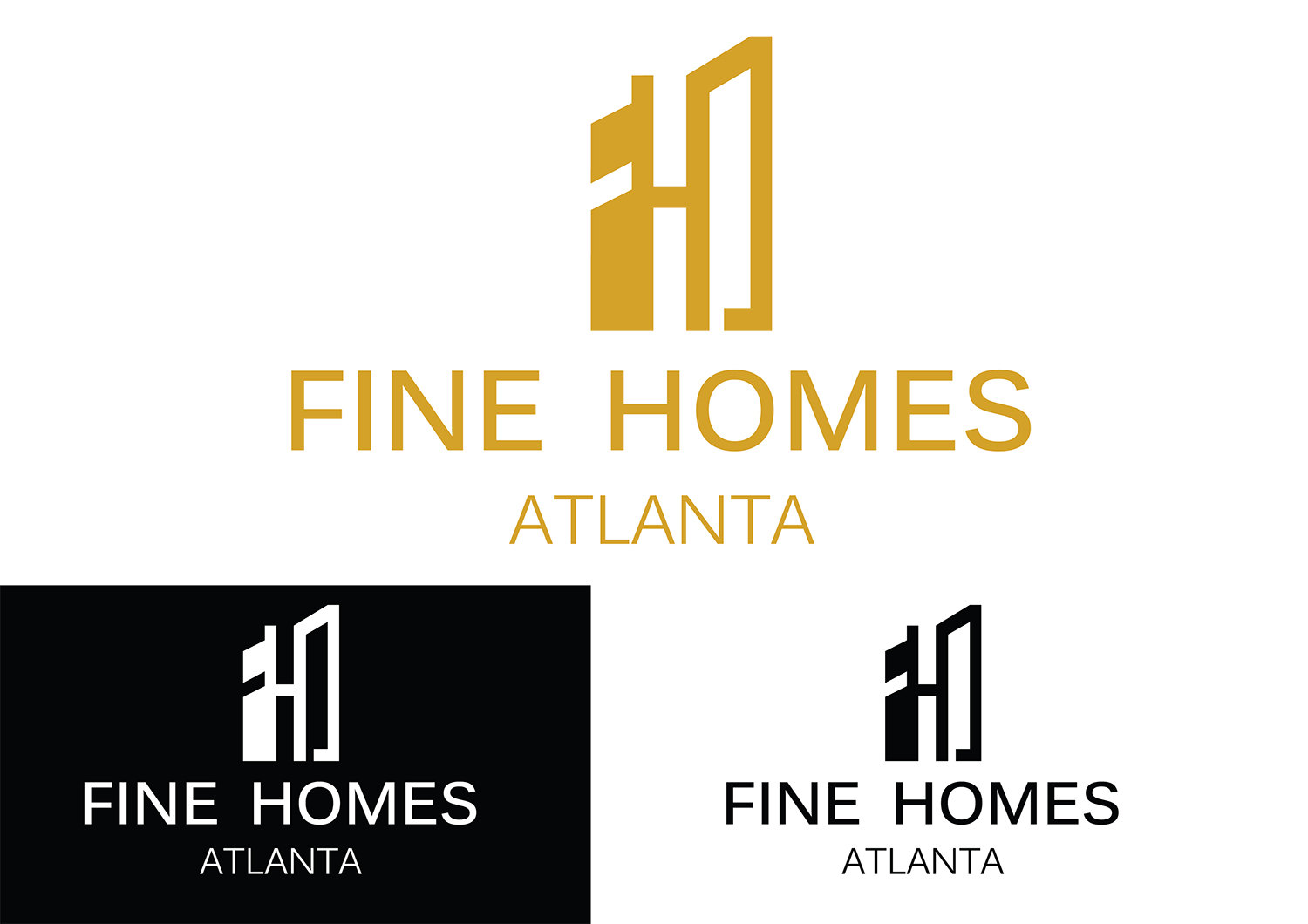 Logo Design by kuya.P for Fine Homes Atlanta | Design #14274966