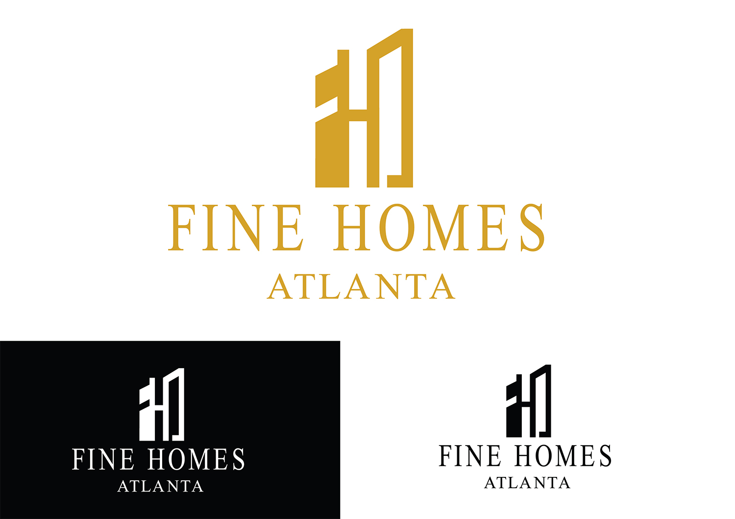 Logo Design by kuya.P for Fine Homes Atlanta | Design #14284788
