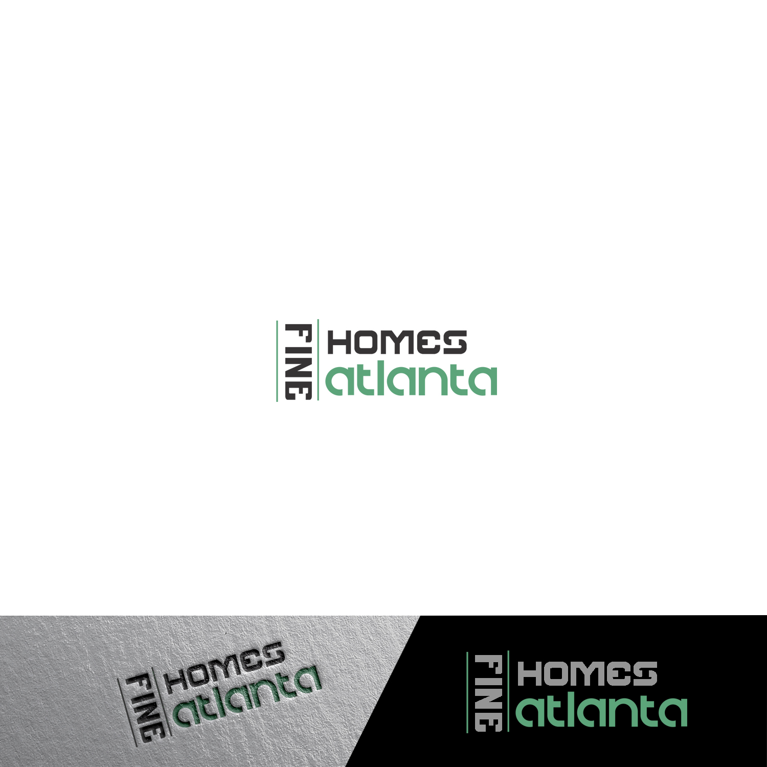 Diseño de Logo por potonk para Fine Homes Atlanta | Diseño #14251263