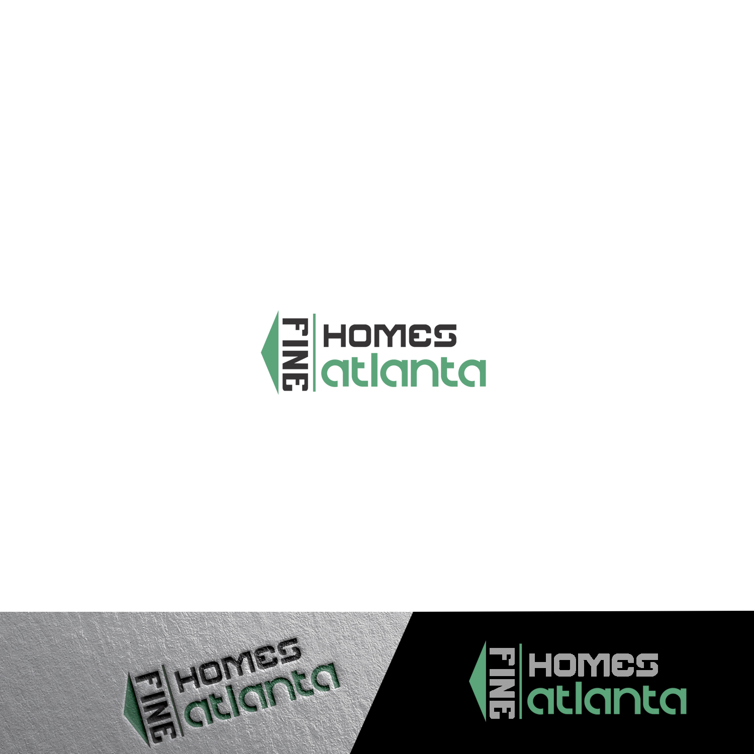 Diseño de Logo por potonk para Fine Homes Atlanta | Diseño #14251281