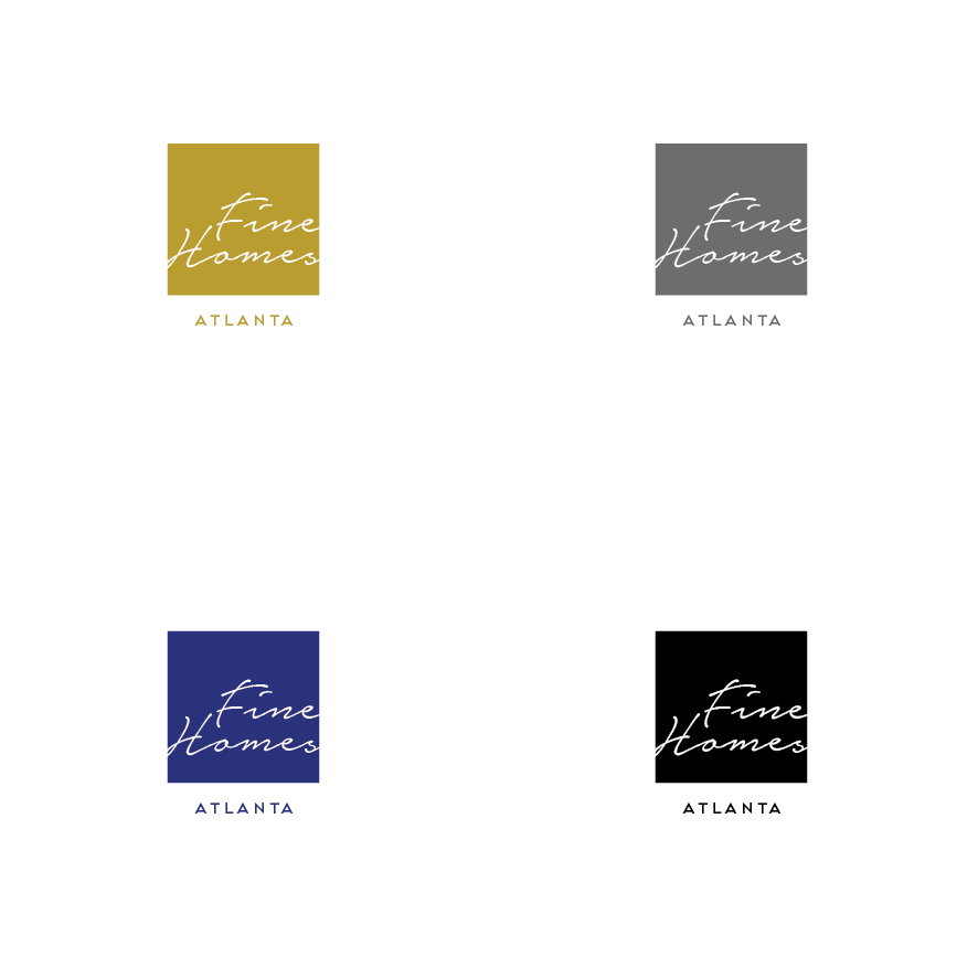 Logo Design by Chynthia for Fine Homes Atlanta | Design #14258459