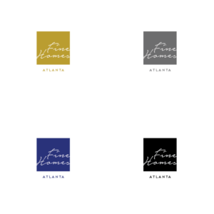 Logo Design by Chynthia for Fine Homes Atlanta | Design: #14258459