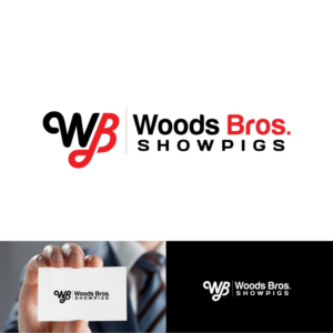Diseño de Logo por webeezine para Woods Bros. Showpigs | Diseño: #13841186