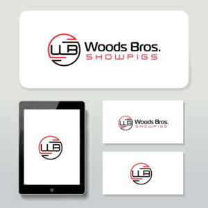 Diseño de Logo por webeezine para Woods Bros. Showpigs | Diseño: #13841187