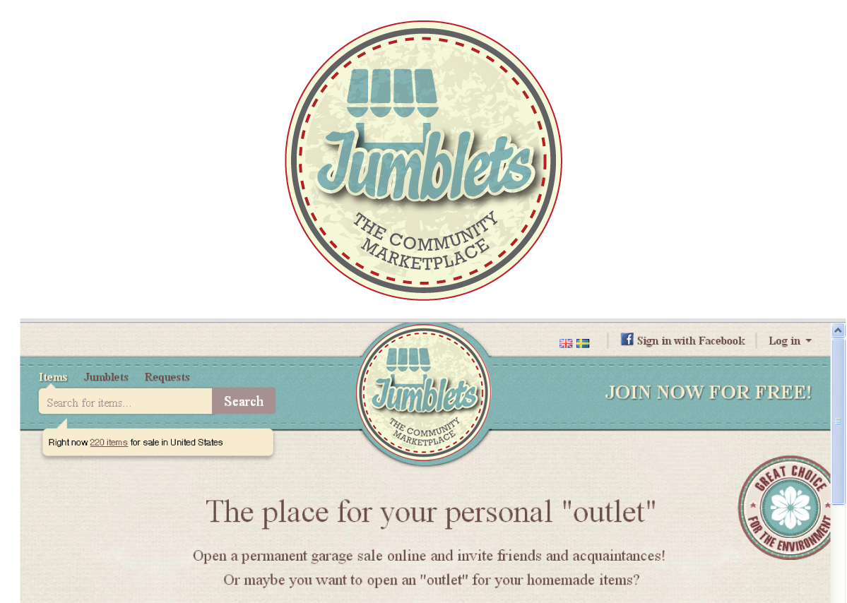 Logo Design by Soula Vetter for Jumblets AB | Design #2496413