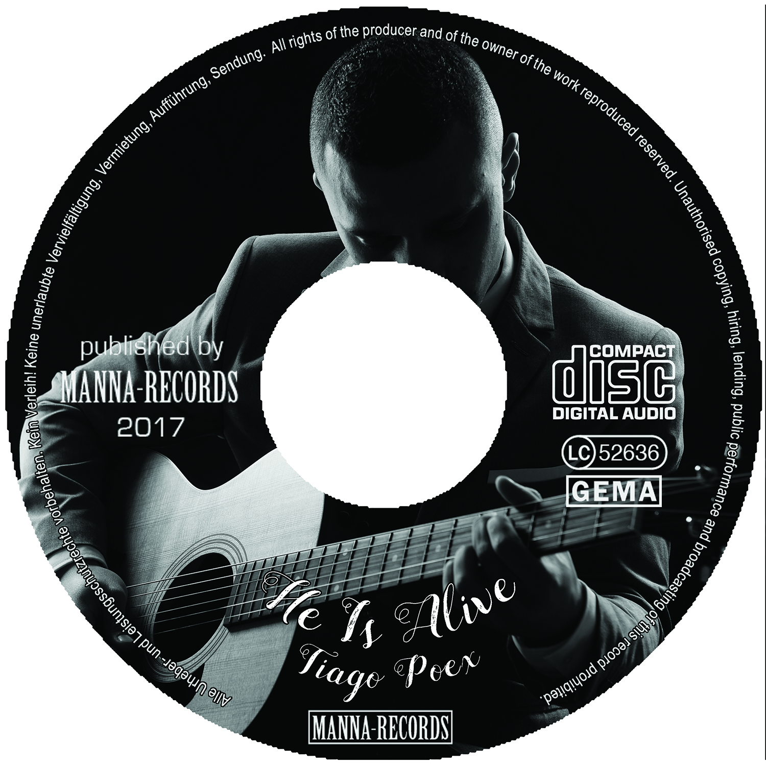 CD-Cover-Design von G.P. für Tiago Poex | Design #13914867
