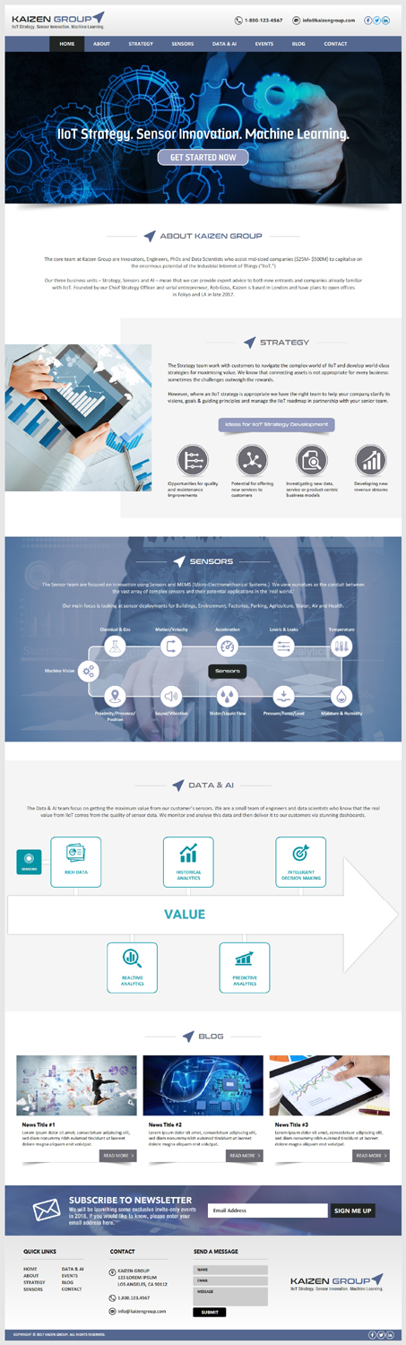 Web Design by -Marc- for this project | Design #13954768