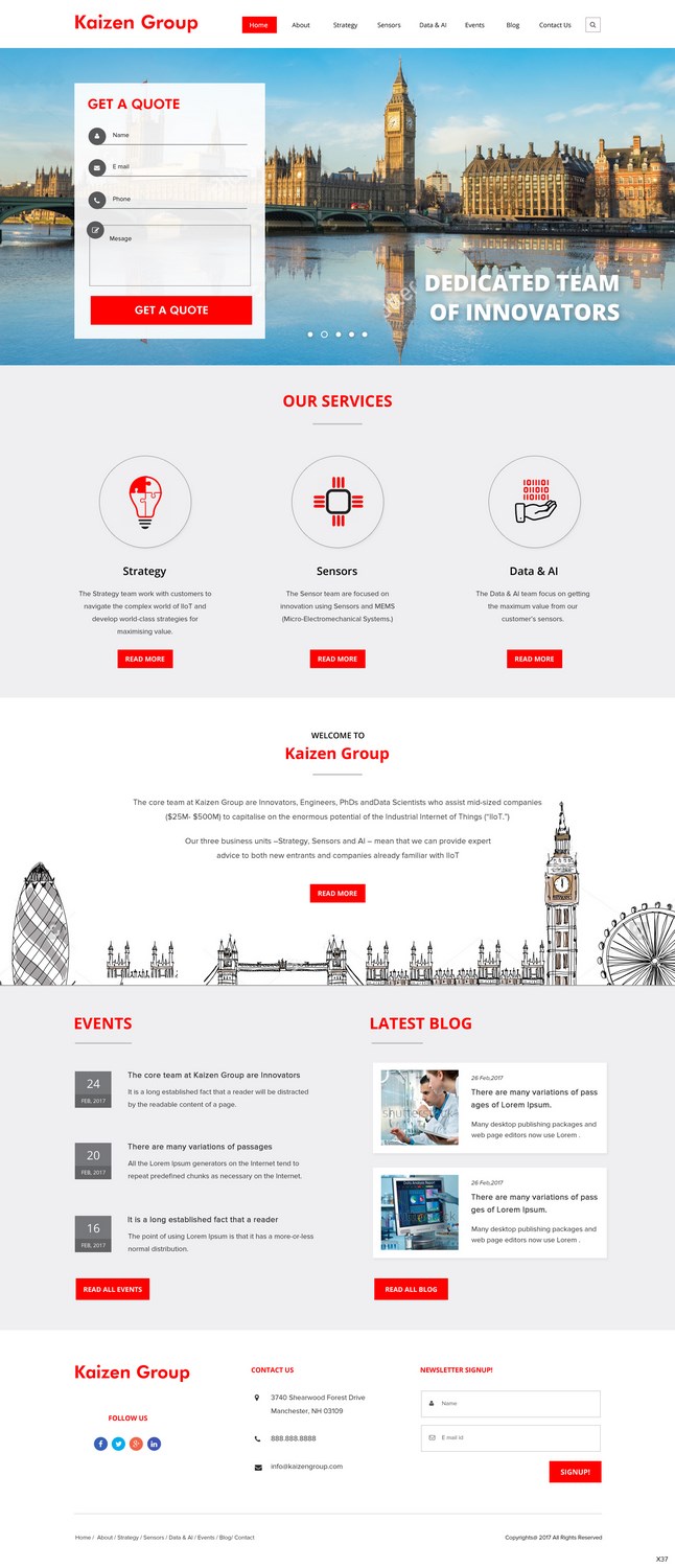 Web Design by pb for this project | Design #13844850