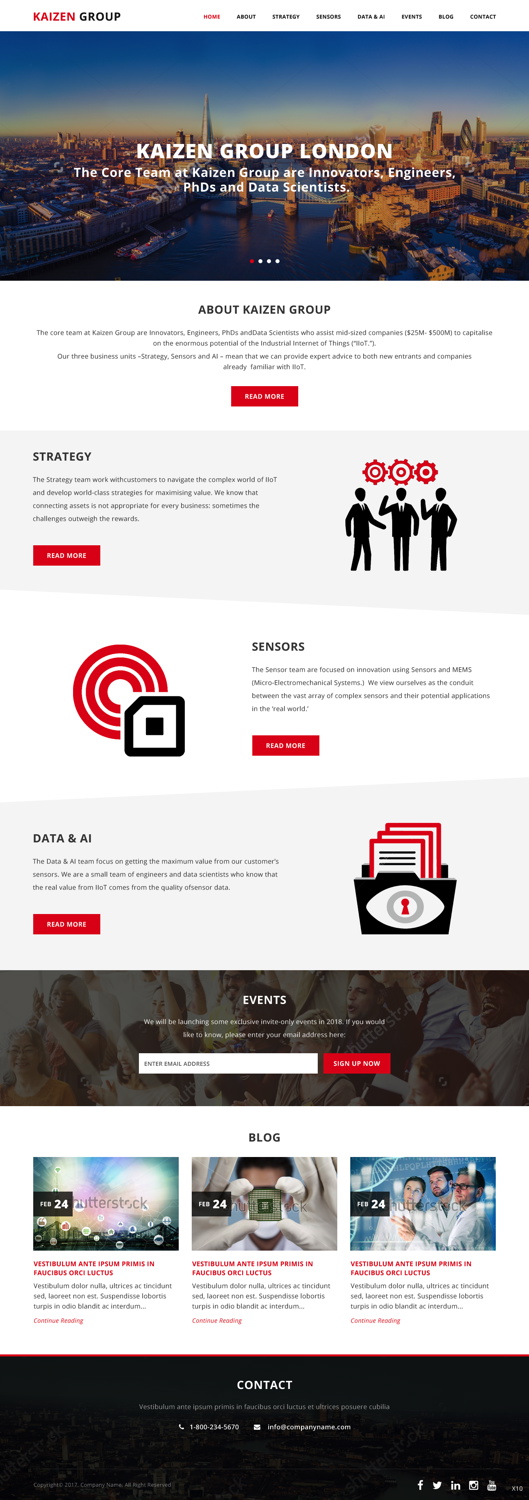 Web Design by pb for this project | Design #13845122