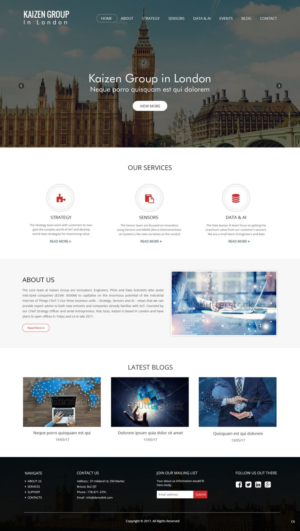 Web Design by pb for this project | Design: #13858479