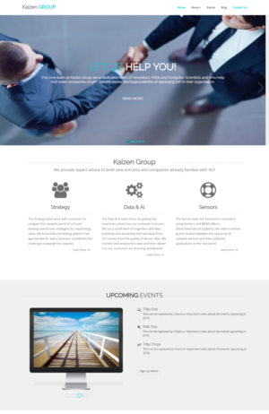 Web Design by DesignerStarr for this project | Design #13849079