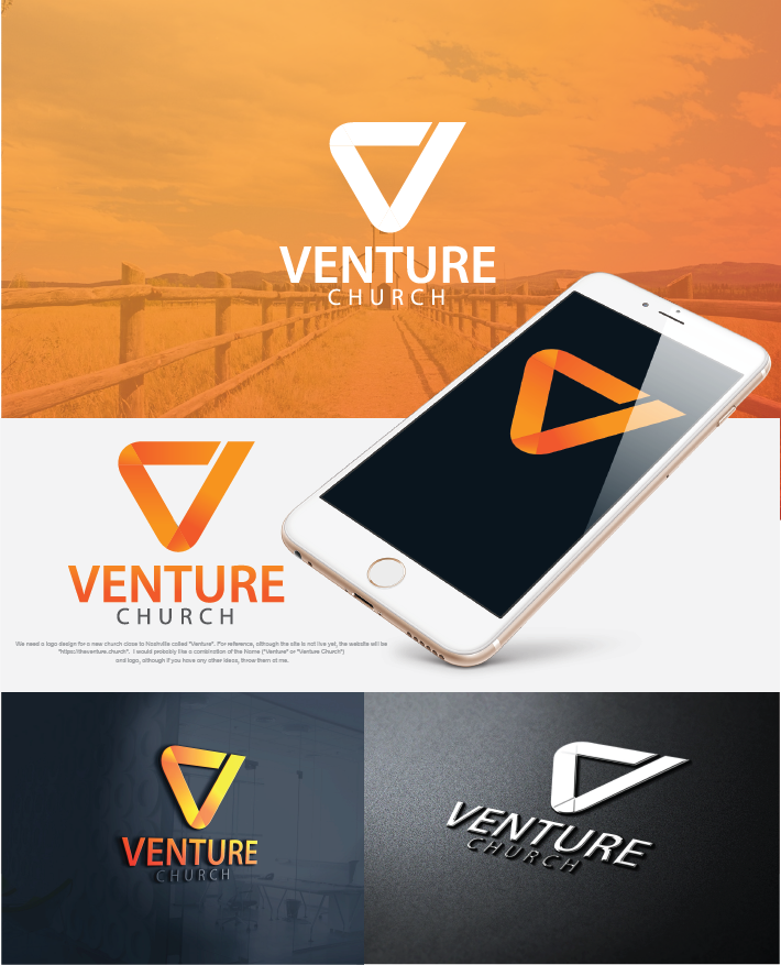 Orange Triangle Logo Design by totaleffects