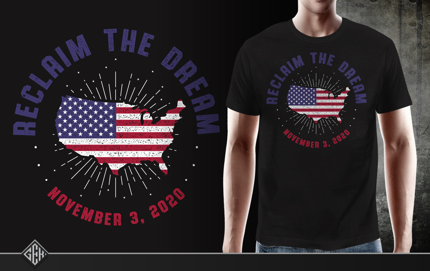 T-shirt Design by gekgrfx for Reclaimed Dreams | Design #13950006