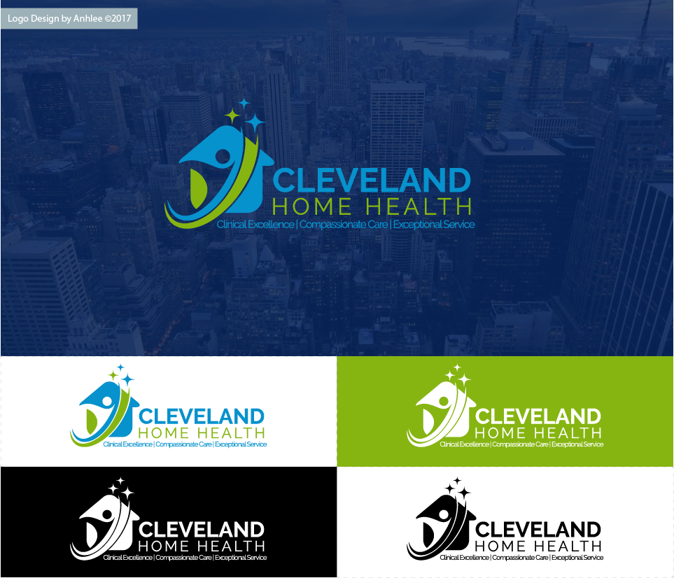 Logo Design by Anhlee for Cleveland Home Health | Design #13871296