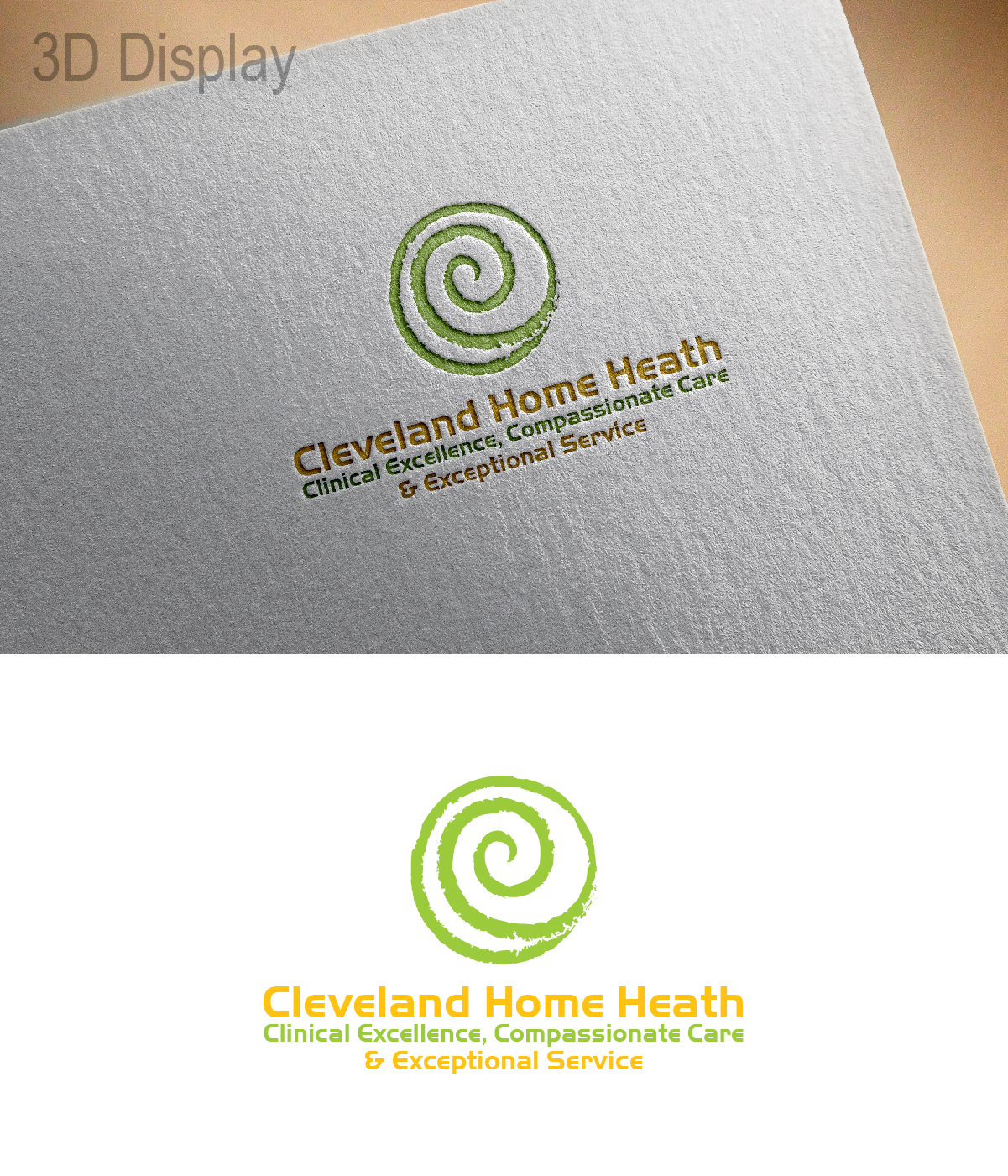 Logo Design by 3Guys for Cleveland Home Health | Design #13848339