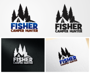 Logo Design by AnjelsS for Fisher Camper Hunter | Design: #13952066
