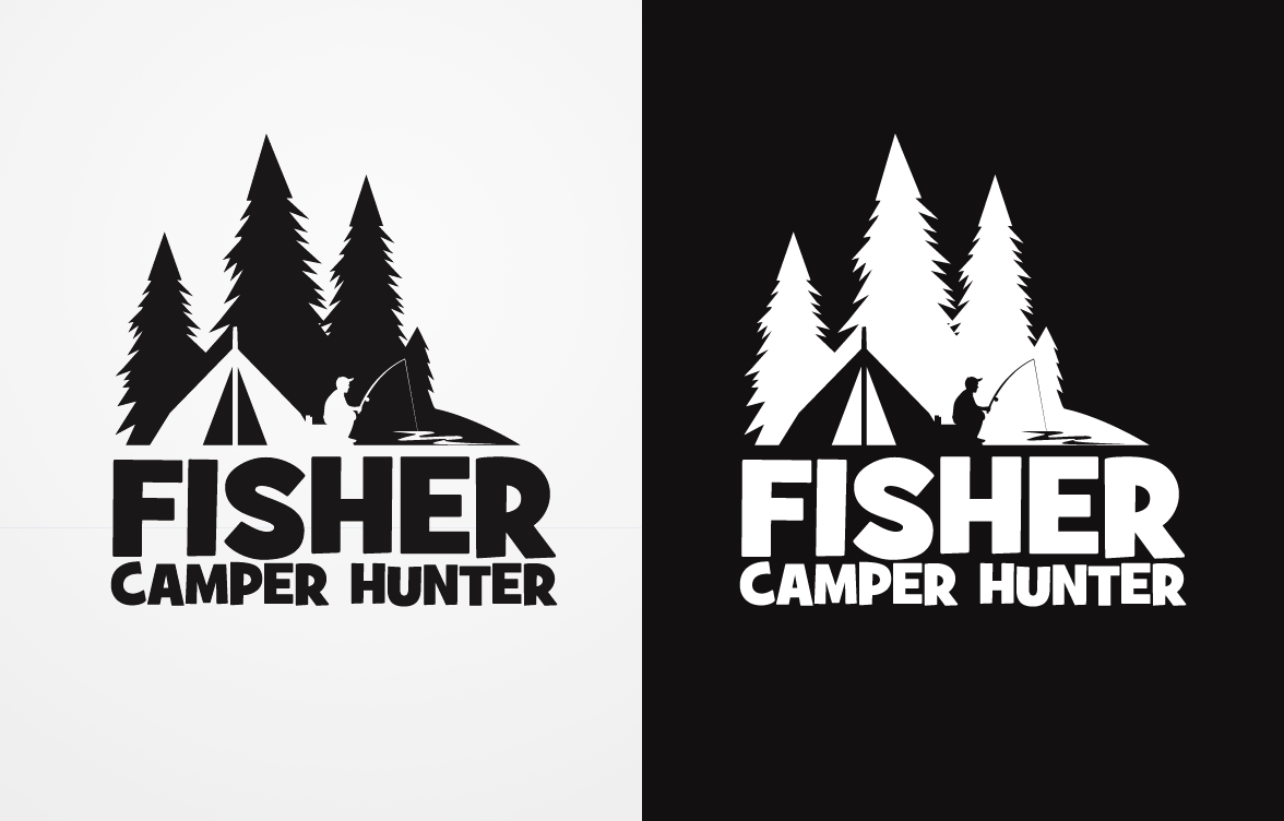 Logo Design by AnjelsS for Fisher Camper Hunter | Design: #14021716
