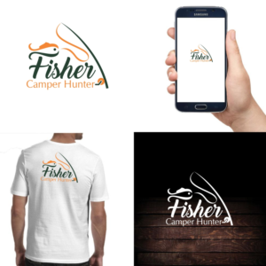 Logo Design by webeezine for Fisher Camper Hunter | Design: #13938412