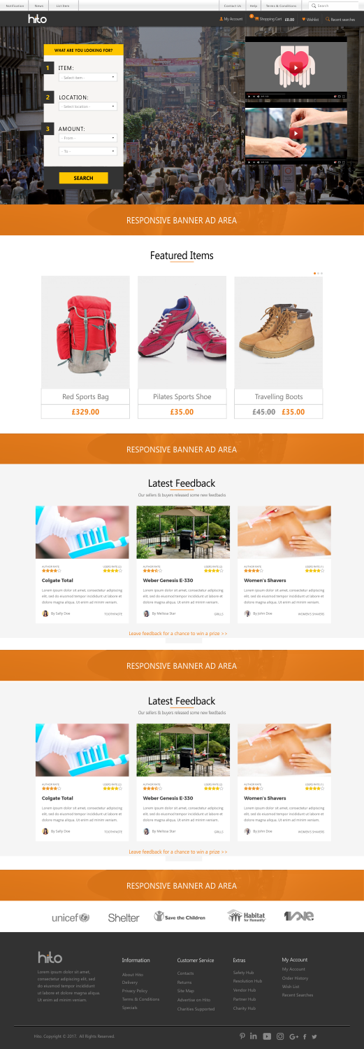 Web Design by CreativeIyke for HITO | Design #13962002