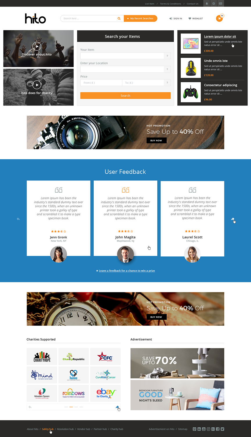 Web Design by Ved Web Services for HITO | Design #13844842