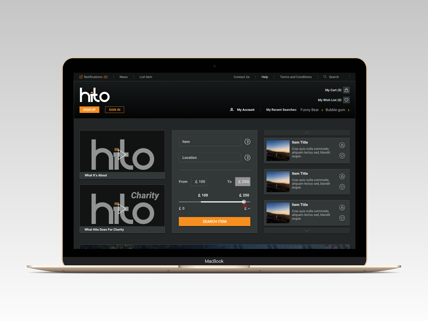 Web-Design von Orhon.ao für HITO | Design #14006486