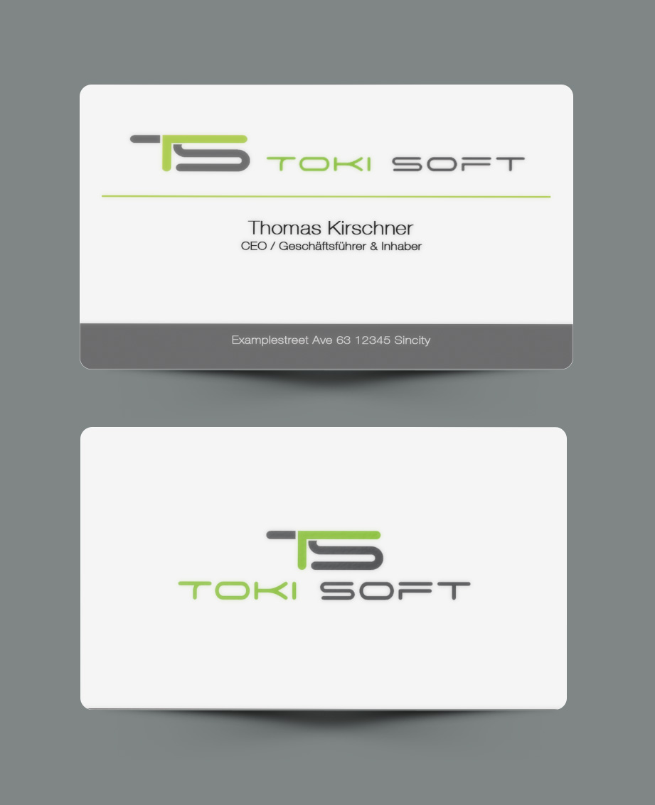 Diseño de Tarjeta de Presentación por Pixi Dust para ToKi Soft | Diseño #13844187