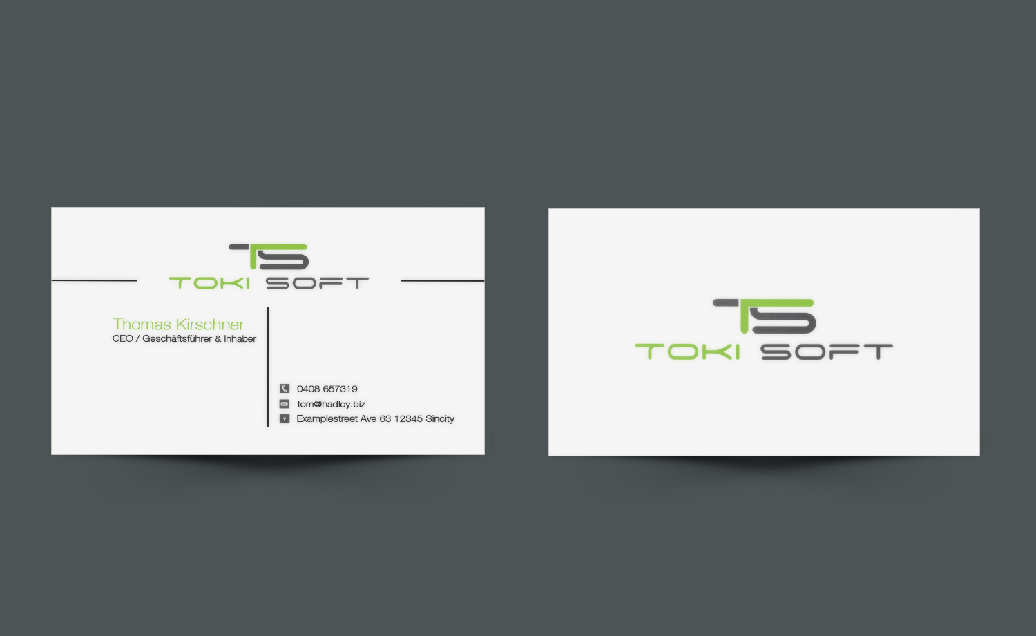 Diseño de Tarjeta de Presentación por Pixi Dust para ToKi Soft | Diseño #13844191