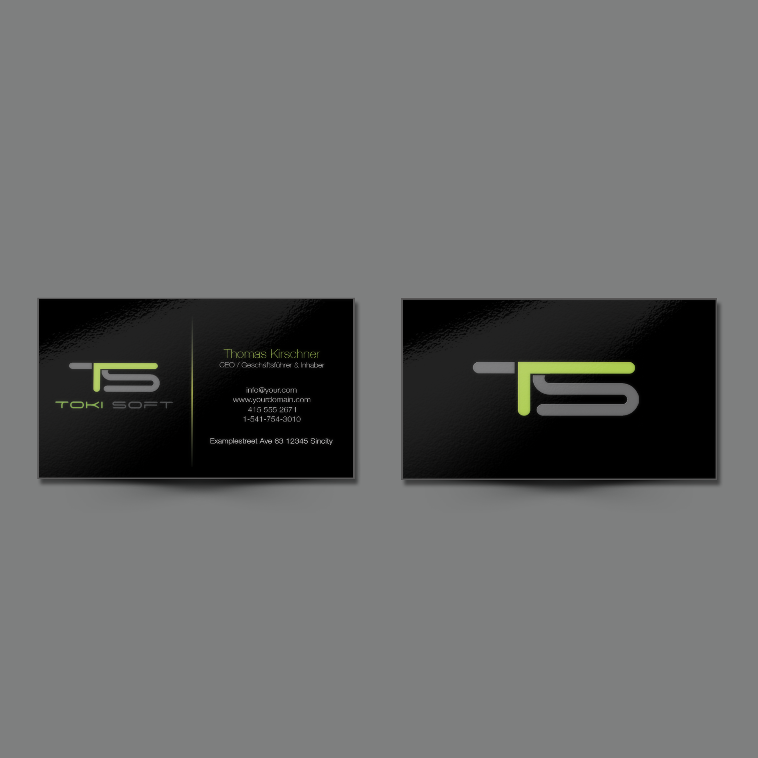 Diseño de Tarjeta de Presentación por Pixi Dust para ToKi Soft | Diseño #13903020